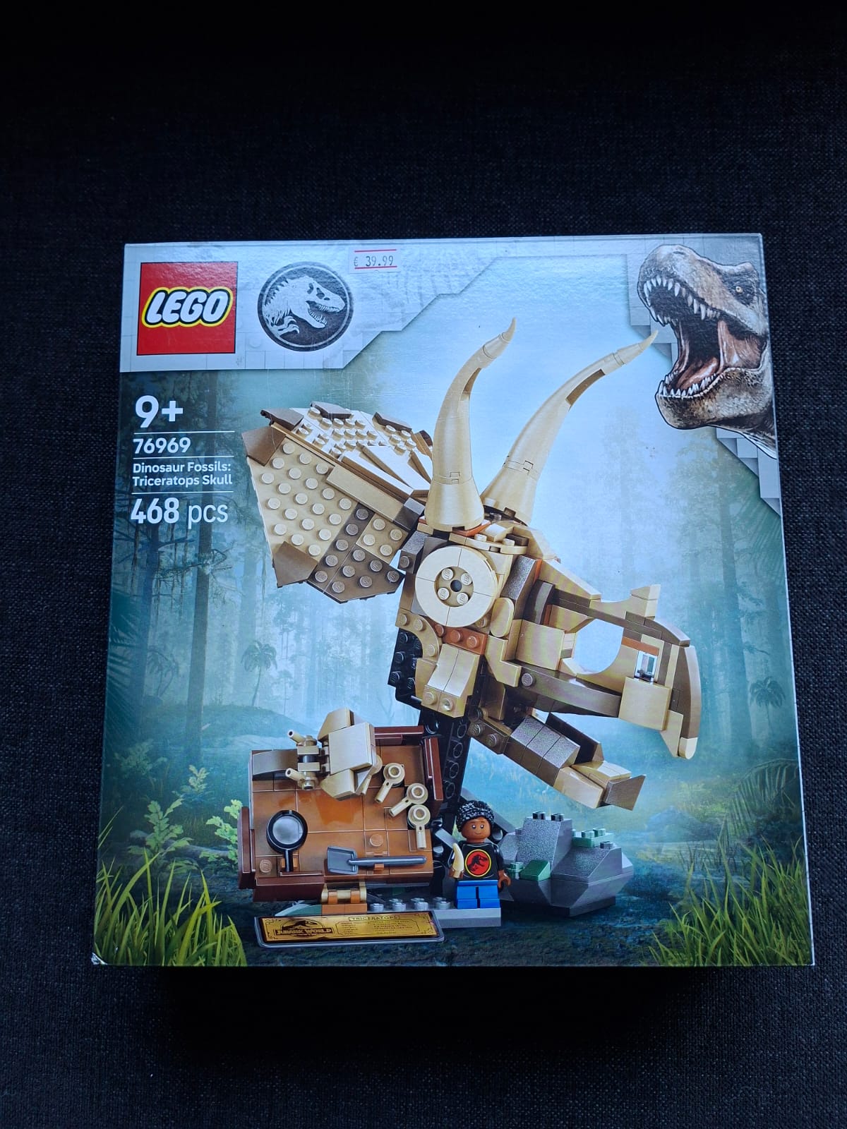 Lego Jurassic World Dinosaurusfossielen: Triceratops schedel