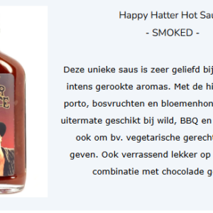 Happy Hatter Hot Sauce Smoked
