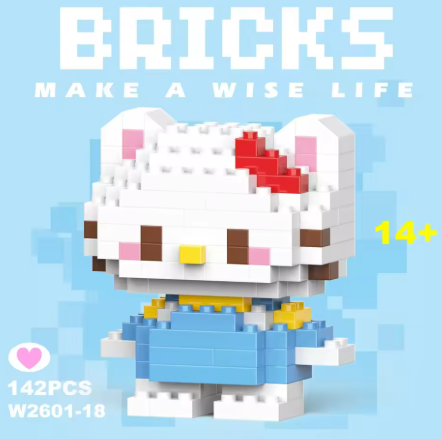 Bricks Hello Kitty Versie 2