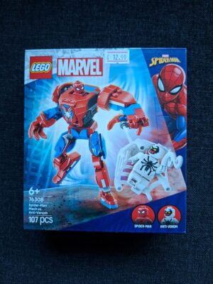 Lego Spider-Man mecha vs. Anti-Venom