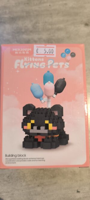 Mekansm Flying Pets kitten zwart