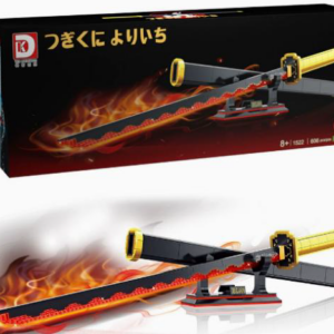 DK Samurai zwaard zwart/rood 806pcs.