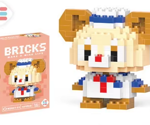 Bricks Duffy Bear